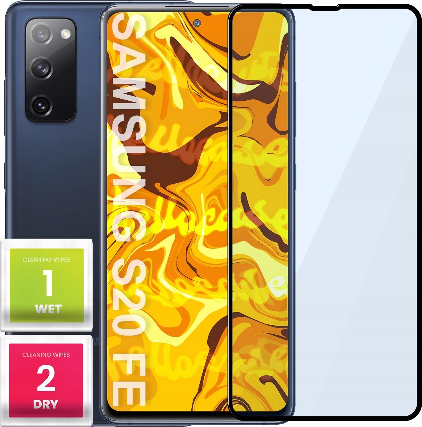 Hello Case SZKŁO HARTOWANE DO SAMSUNG GALAXY S20 FE PEŁNE NA CAŁY EKRAN SZKIEŁKO 5D 9H