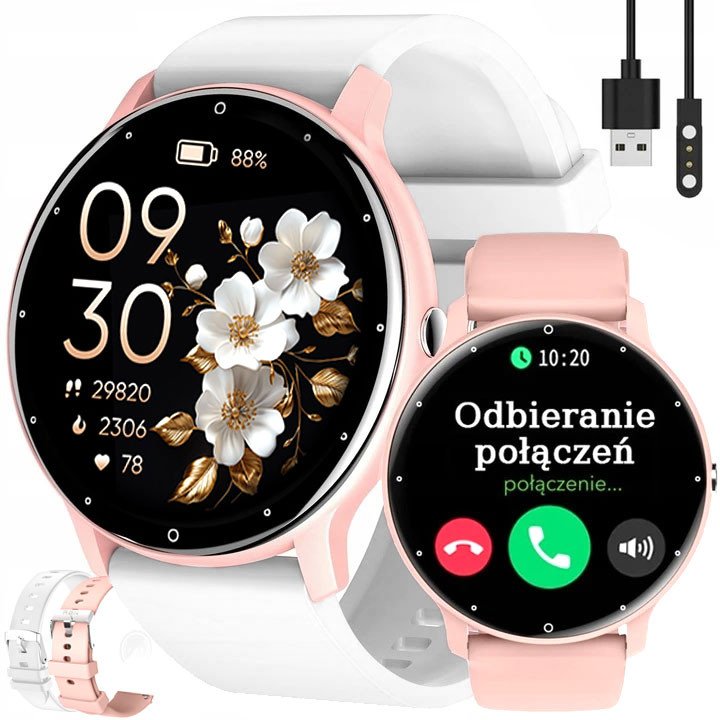 Zegarek SMARTWATCH Rubicon F16PROF 2 paski