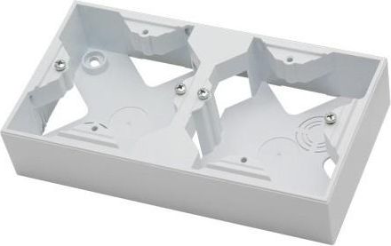 Ospel SONATA Puszka natynkowa podwójna biały (PNP-2R/00)