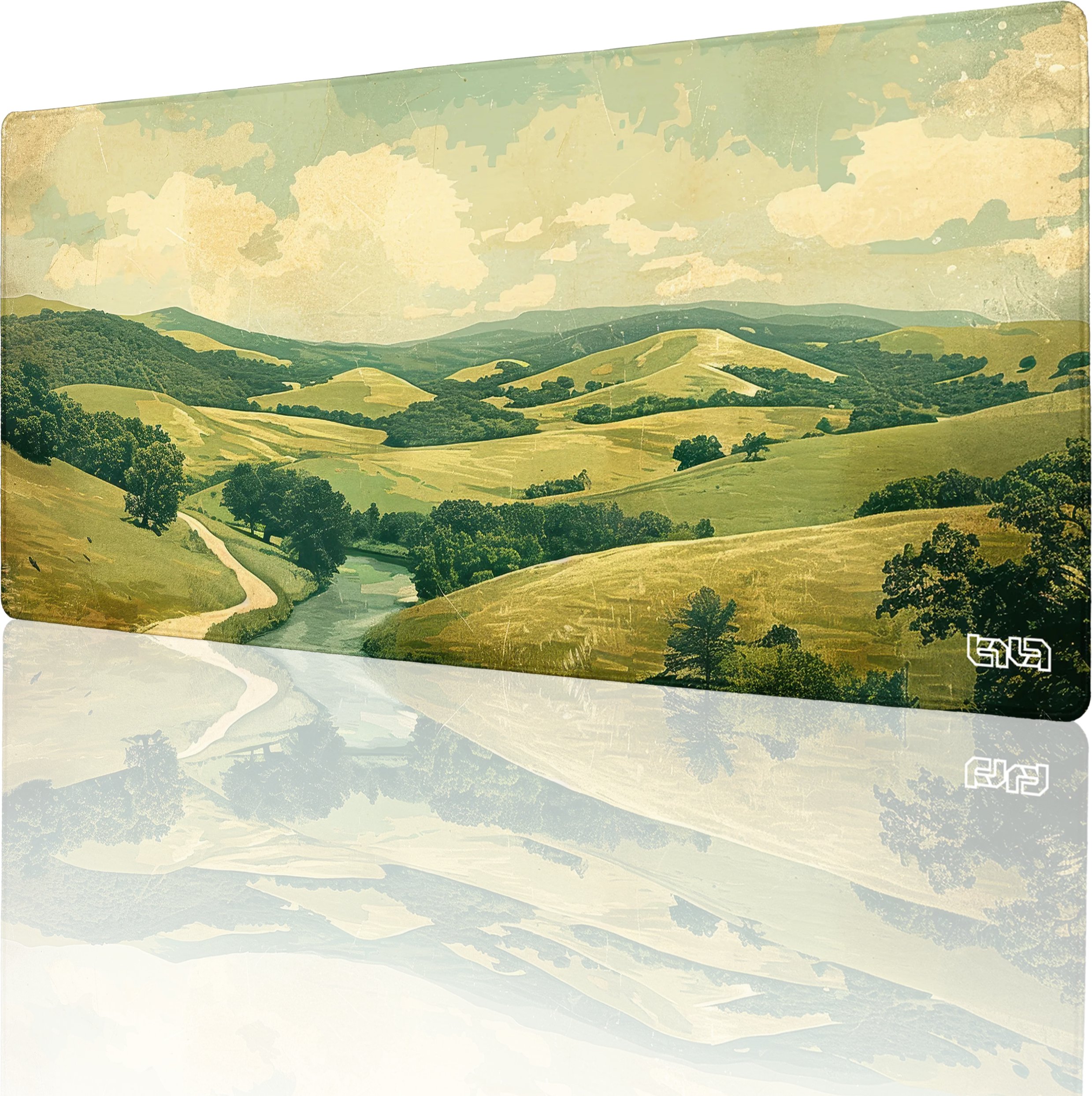 PODKŁADKA POD KLAWIATURĘ Malownicze Wspomnienia 90x40 TILT Na biurko XL