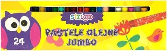 Strigo PASTELE OLEJNE STRIGO 24 KOLORÓW JUMBO