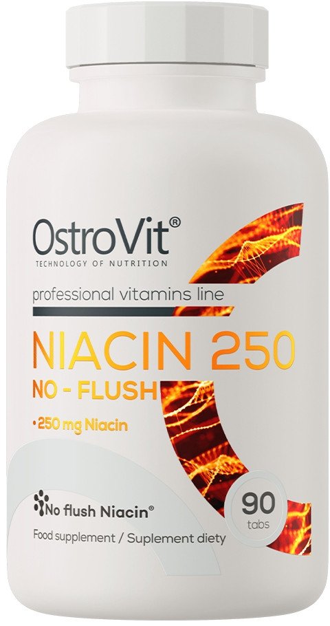 OstroVit Niacyna 250 NO-FLUSH 90 tabletek one size