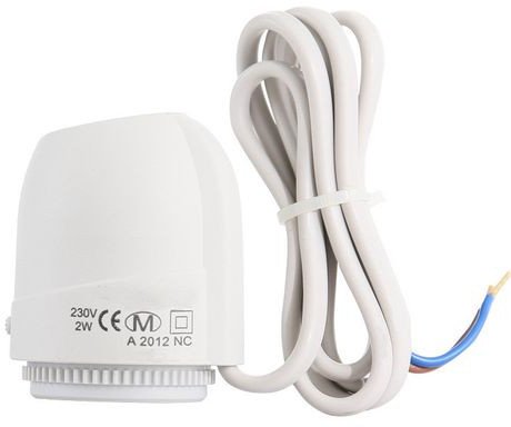 Termo pavara šildymo sistemai, 230Vac, 2W, NC įprastai uždaryta, M30x1.5