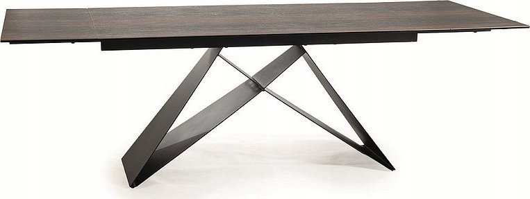 Signal Stół WESTIN CERAMIC (160-240)x90 brązowy / czarny mat