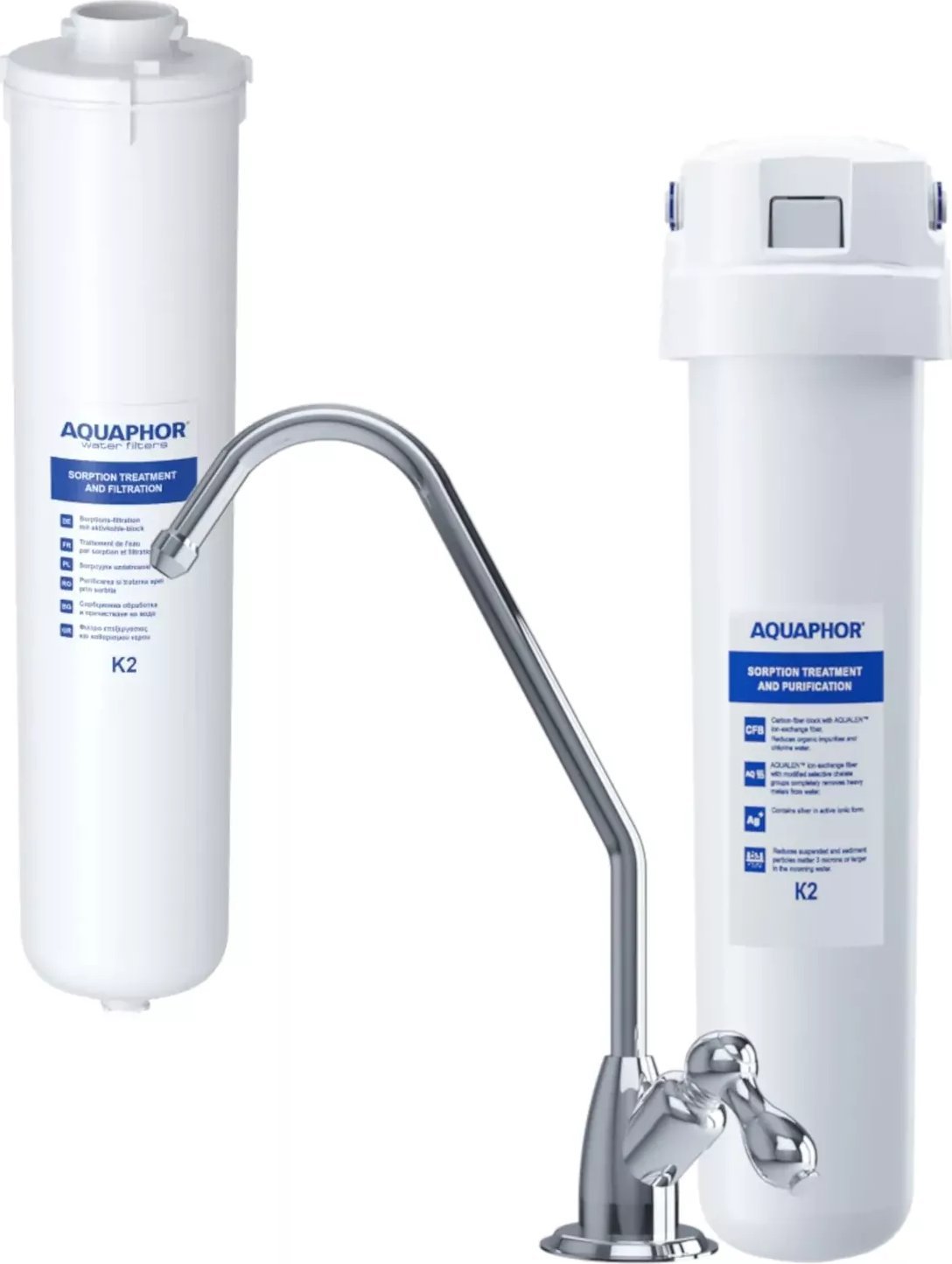 Aquaphor Kryształ Solo Podzlewozmywakowy filtr do wody z dodatkowym wkładem