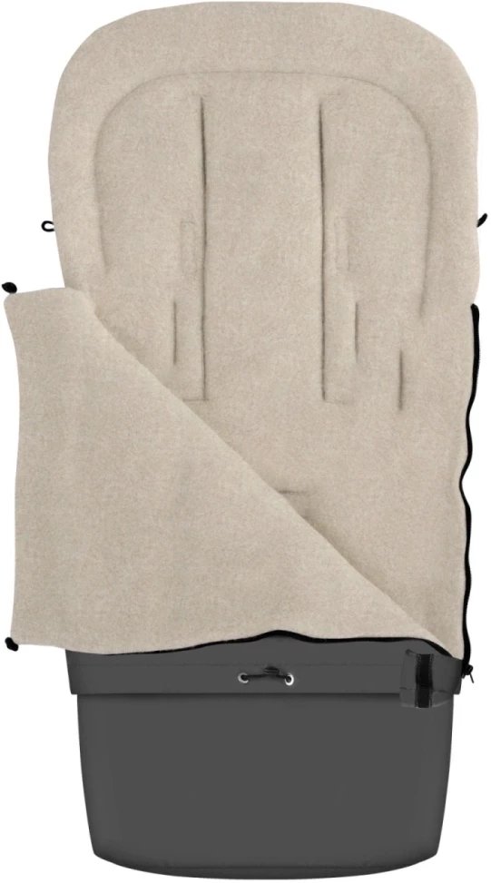 Zaffiro - Regulowany wełniany śpiwór SleepGrow Aspen 0-36m - Anthracite U