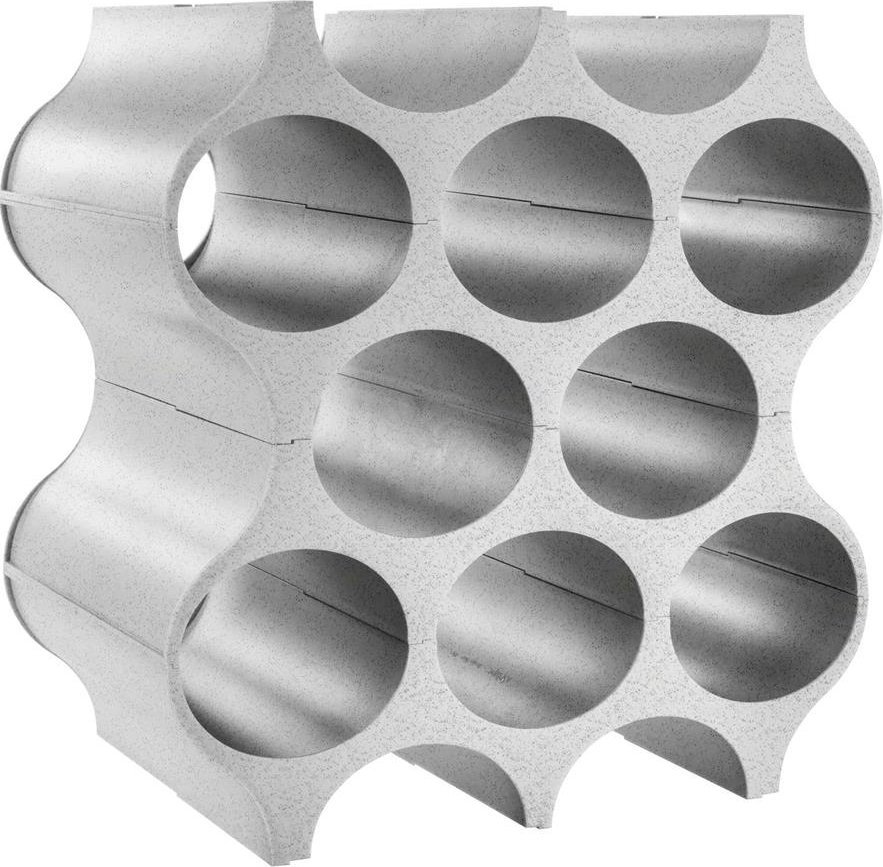 Koziol Stojak na butelki Set-up Srebrny (3596665)