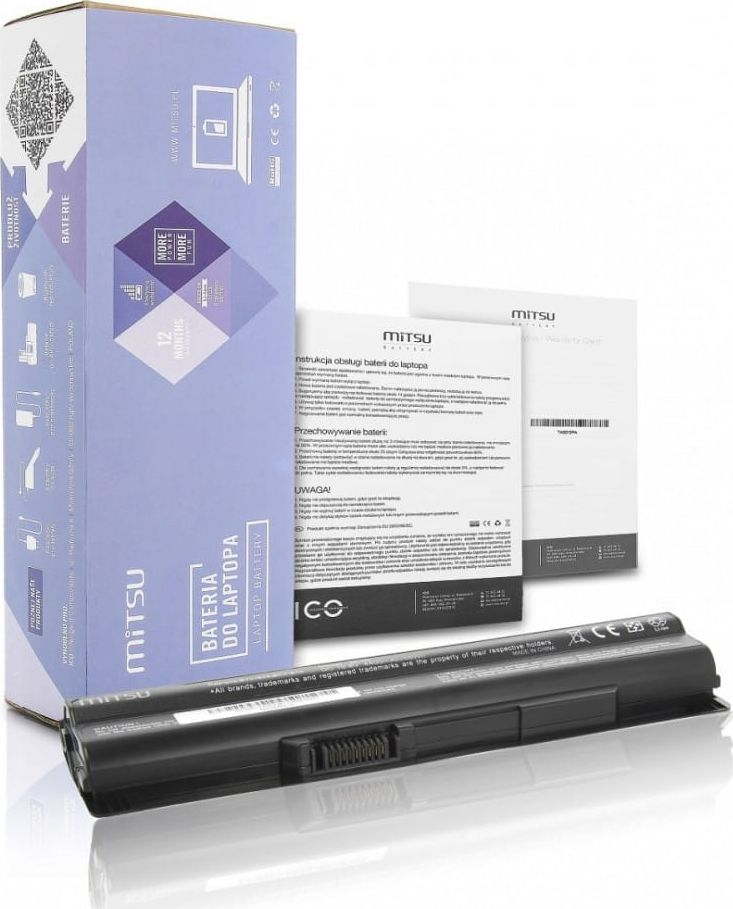 Bateria Mitsu Bateria MSI CR650, A6500 (4400 mAh)-BC/MS-CR650