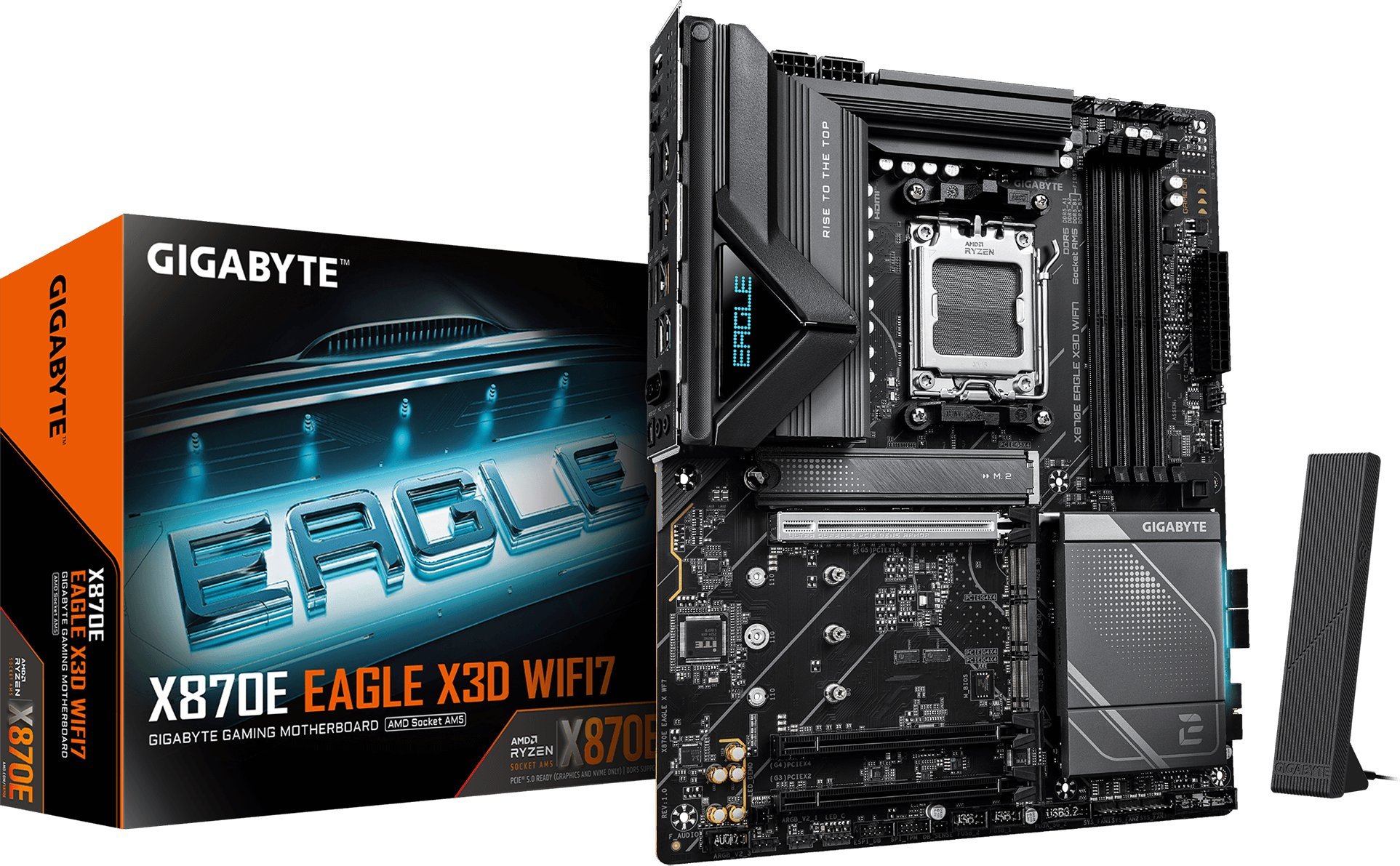 GIGABYTE X870E EAGLE X3D WIFI7 AMD X870E Gniazdo AM5 ATX