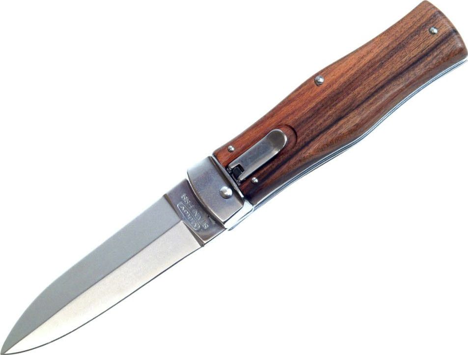 Mikov Nóż sprężynowy Mikov Predator Wood (241-ND-1/KP) uniwersalny