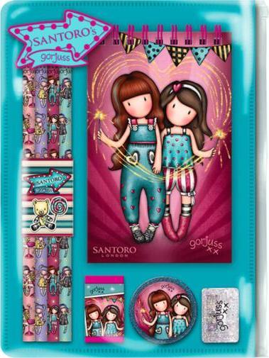 Santoro Zestaw Przyborów Szkolnych Gorjuss Fairground