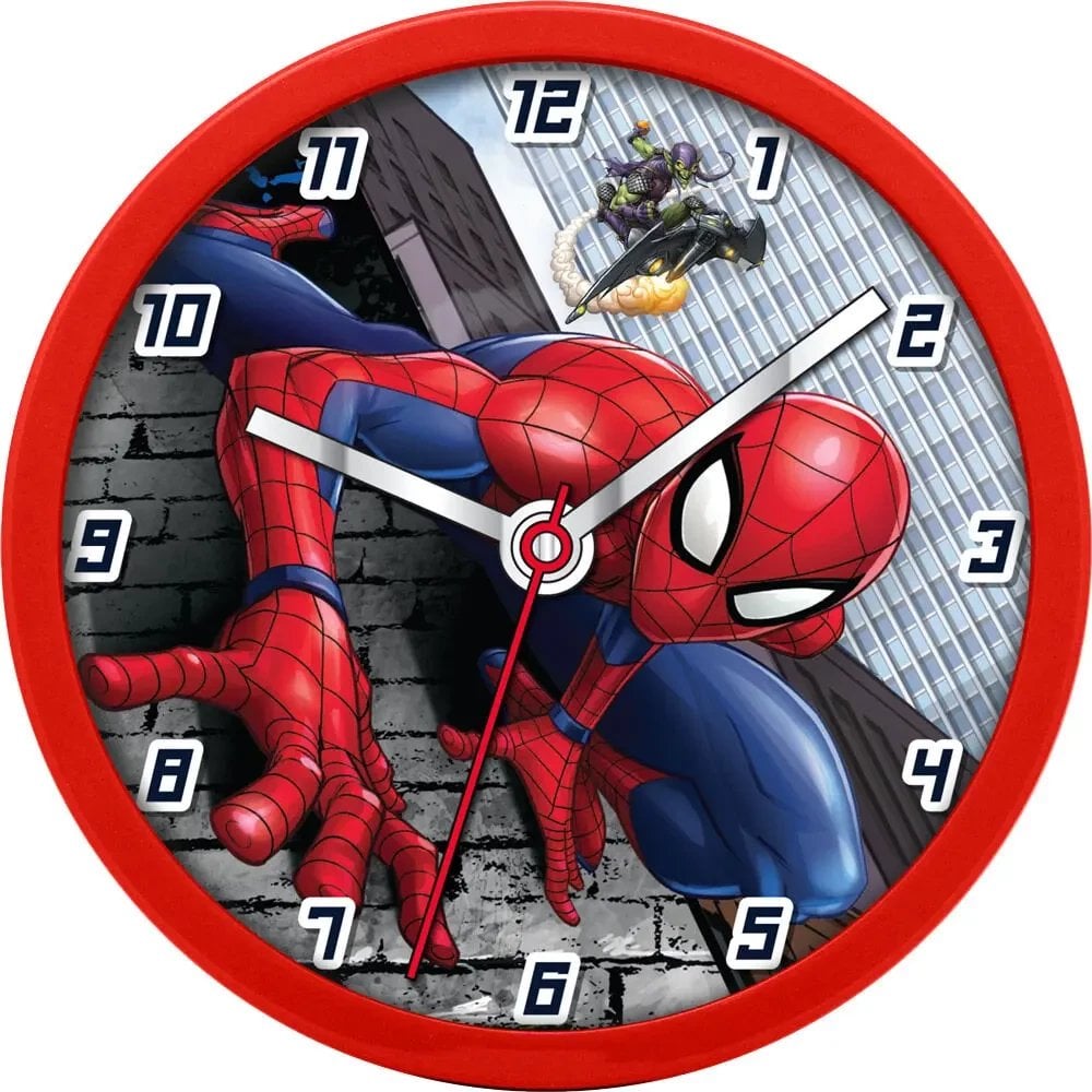 Kids Euroswan Zegar ścienny Wall clock 25cm Spiderman SPD3601 Kids Euroswan