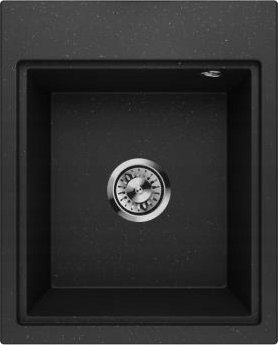 Zlewozmywak Lavello ZLEWOZMYWAK GRANITOWY LAVELLO COMFORT 0.0S CZARNY POZŁACANY