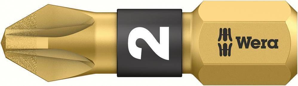 Wera Profesjonalny Bit Grot PZ 1,2,3 do Drewna Wera 25mm Pozidriv