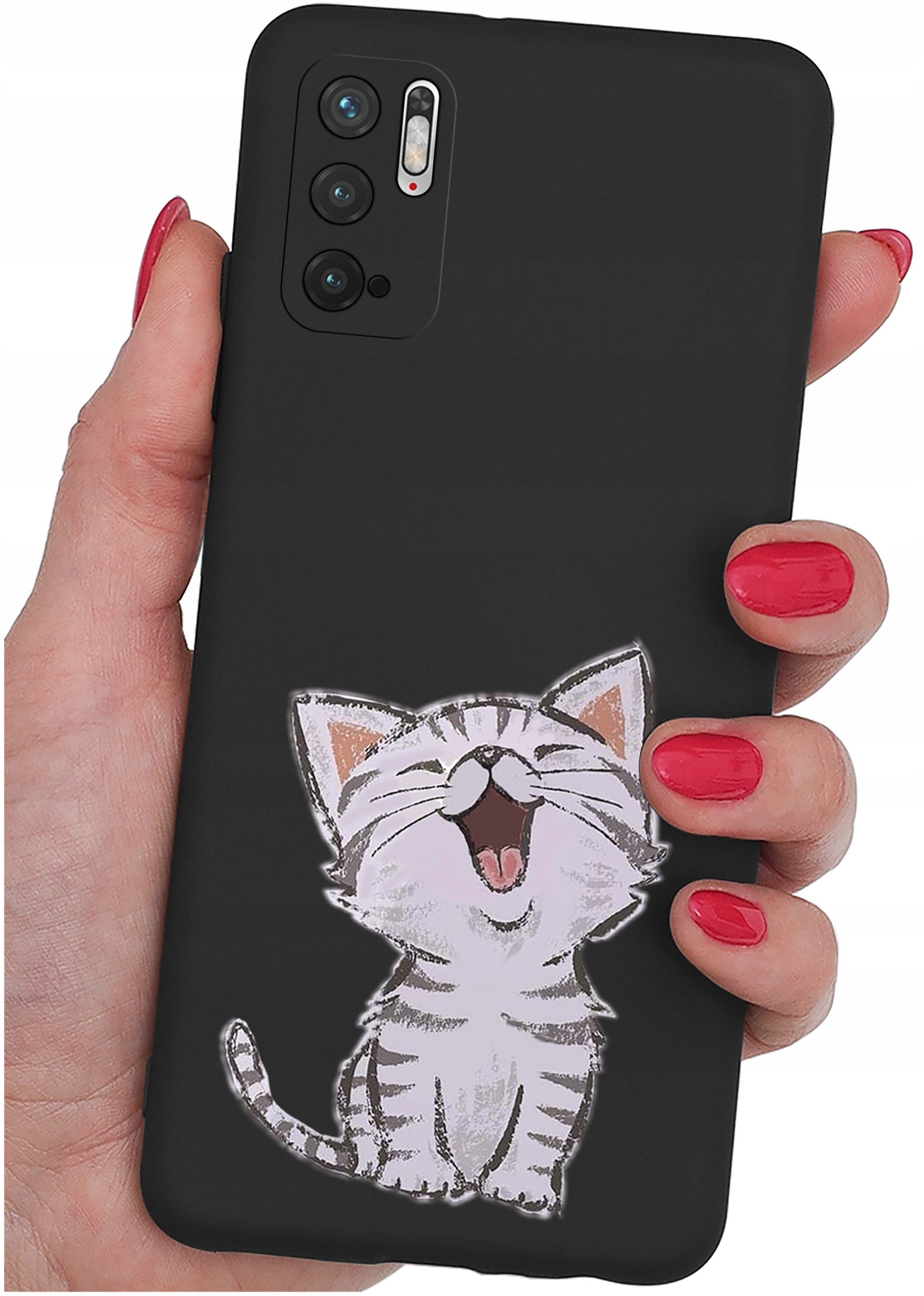 ETUI do Xiaomi Redmi Note 10 5G | WZORY | SILIKONOWE MATT CASE + SZKŁO 9H