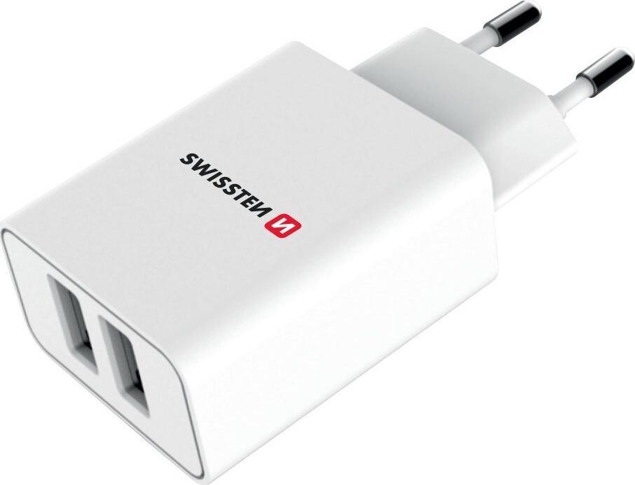 Ładowarka Swissten 2x USB-A 3 A (22051000)
