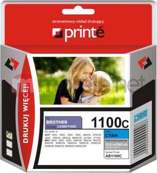 Tusz Printe tusz AB1100C (LC1100C, LC980C) Cyan
