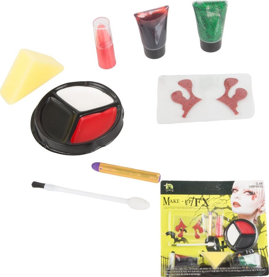 Verk Zestaw do makijażu wampira draculi do twarzy na halloween makeup z krwią Zestaw do makijażu wampira draculi do twarzy na halloween makeup z krwią