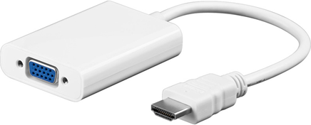 Adapter AV ACC HDMI - D-Sub (VGA) biały (AH011)