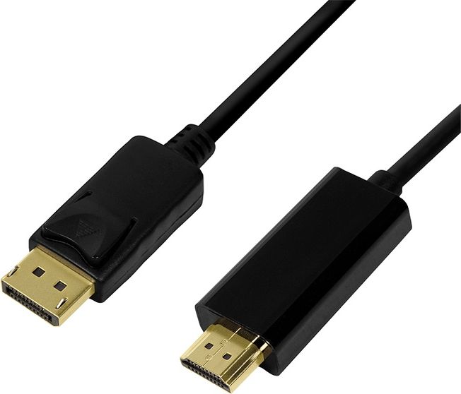 Kabel LogiLink DisplayPort - HDMI 3m czarny (CV0128)