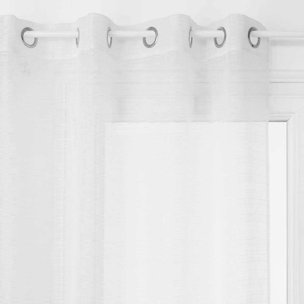 Atmosphera Firana gotowa w stylu skandynawskim LOUIS, 140 x 240 cm, kolor biały