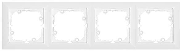 Opal Ramka 4-krotna opal/perła biała