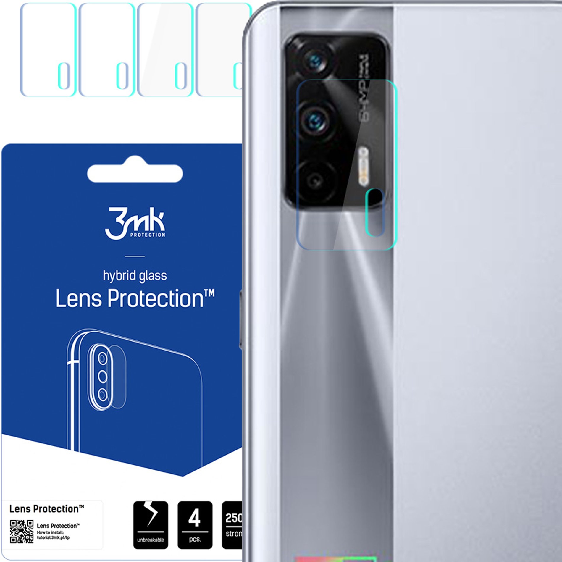 REALME X7 MAX 5G - 3MK LENS PROTECTION