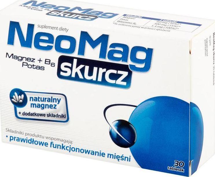 Aflofarm NeoMag Skurcz Magnez B6 + Potas 30 tabletek