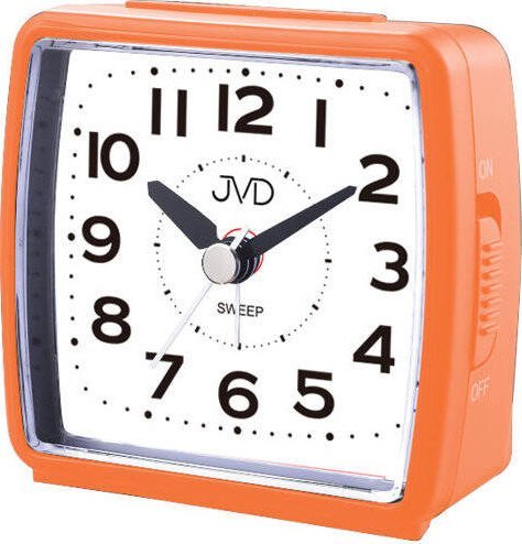 Budzik JVD SRP7602.2 7 cm cichy mechanizm drzemka podświetlenie .
