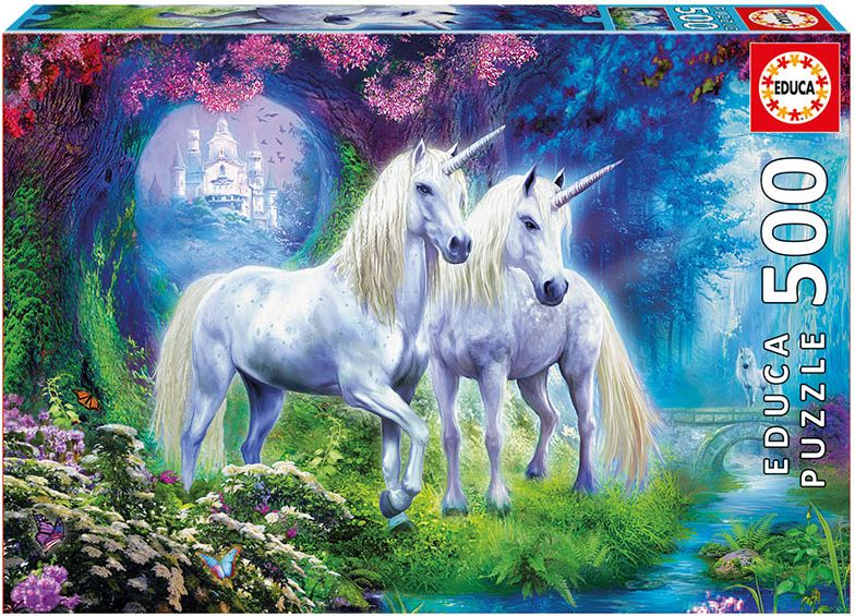 Educa Puzzle Jednorożce w lesie 500 elementów