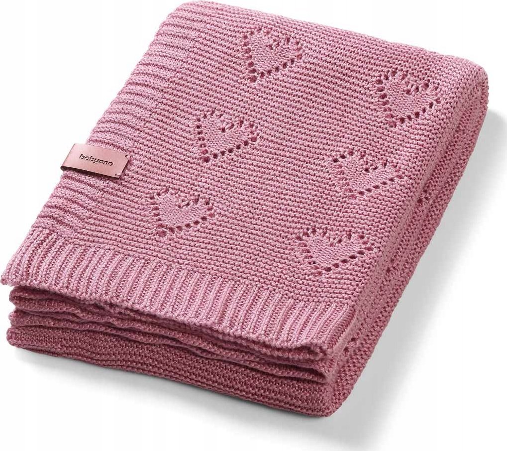 BabyOno 1478/01 KOC DZIANINOWY BAMBUSOWY RÓŻOWY