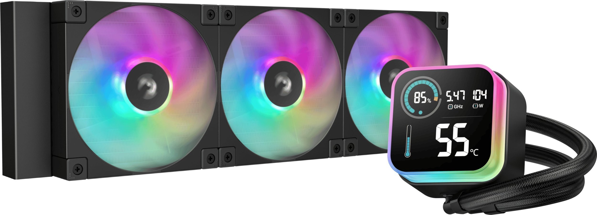 Chłodzenie wodne Deepcool LQ360 (R-LQ360-BKLSMW-G-1)