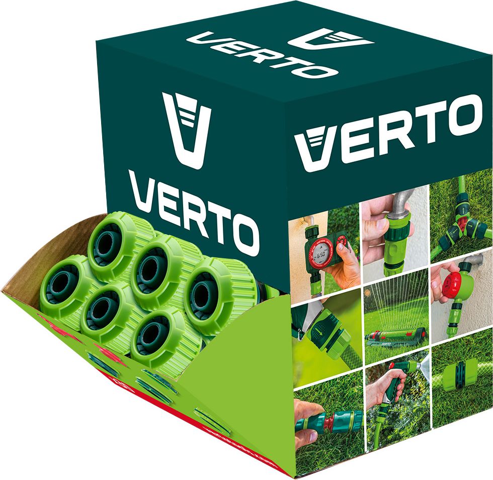 Verto Zraszacz (Złączka przelotowa 3/4", dwumateriałowa, 30 szt.)