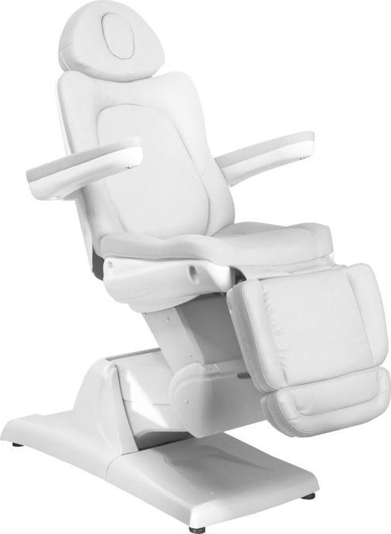 FOTEL KOSMETYCZNY ELEKTR. AZZURRO 870 3 SILN. BIAŁY