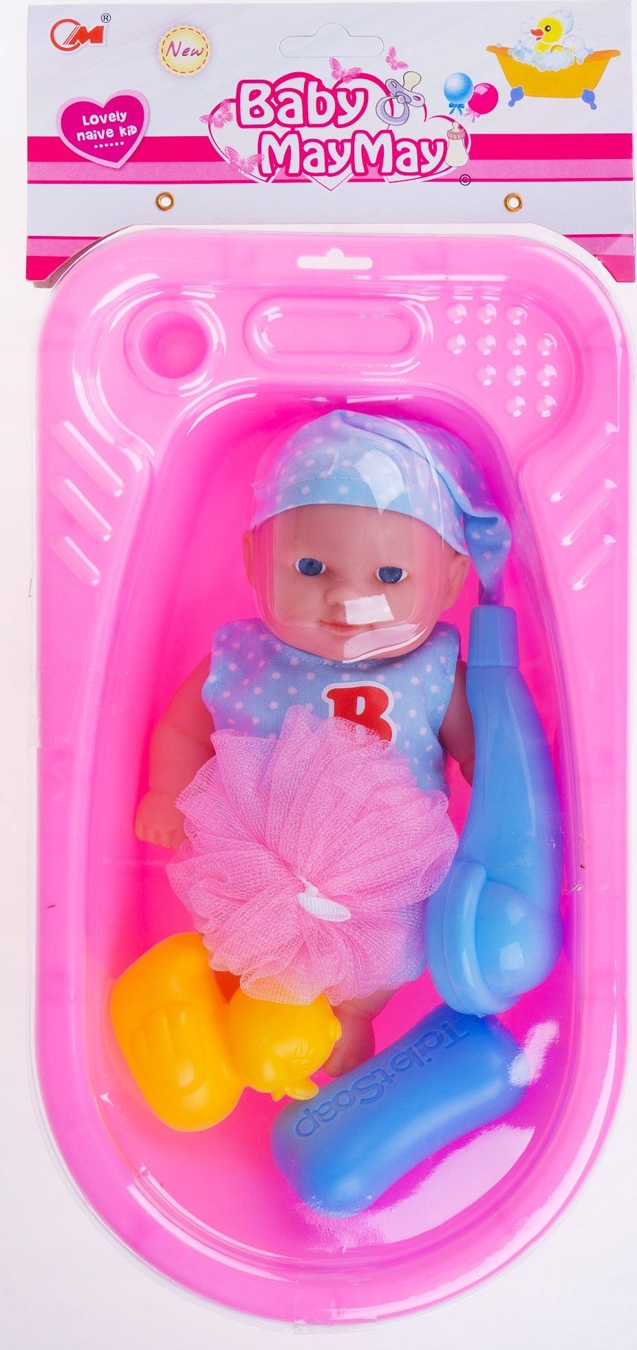 Hipo Lalka 20cm z wanną 32cm HLH112 46021