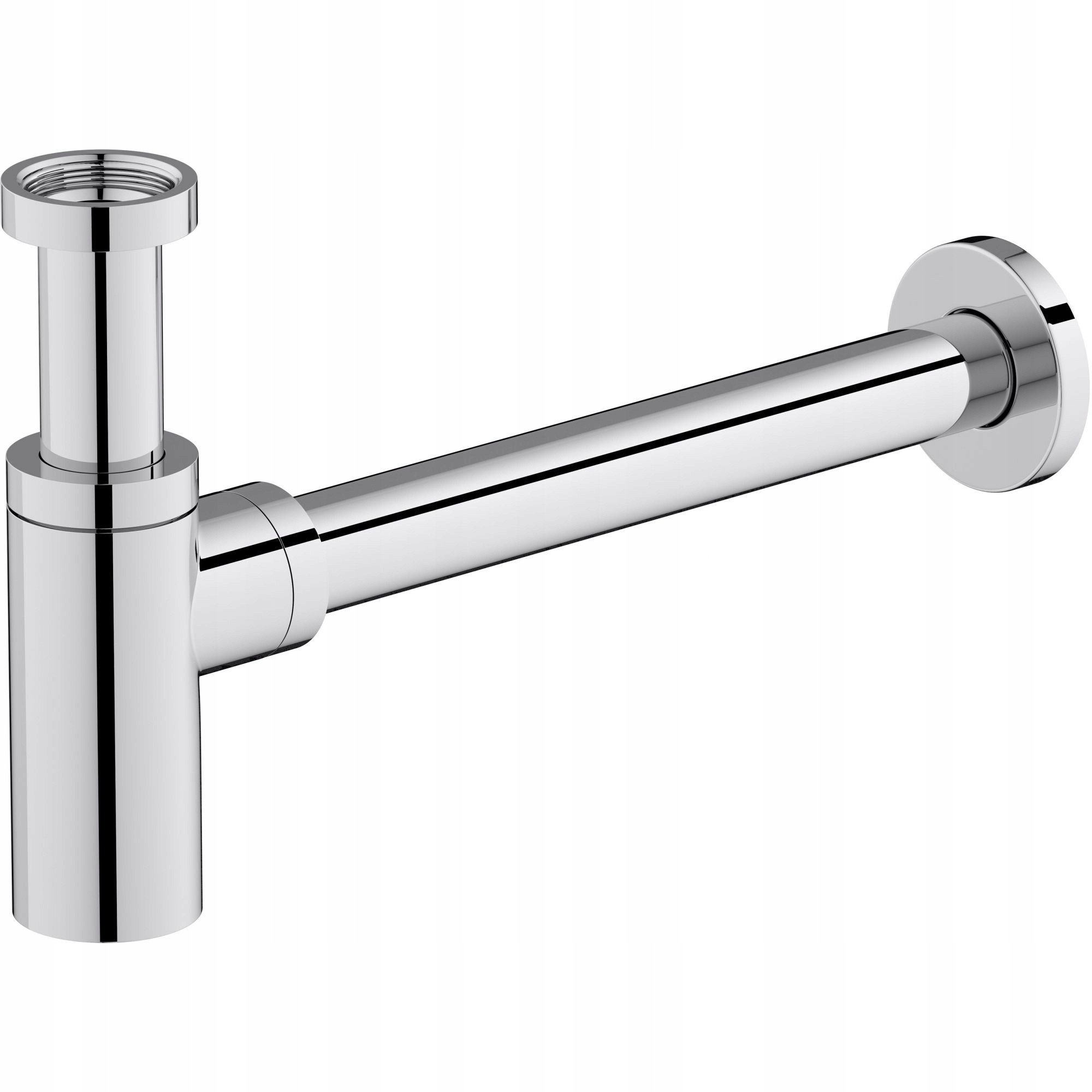 Syfon Cersanit (syfony umywalkowe) Syfon do umywalki INVERTO OVAL chrom (S951-712)