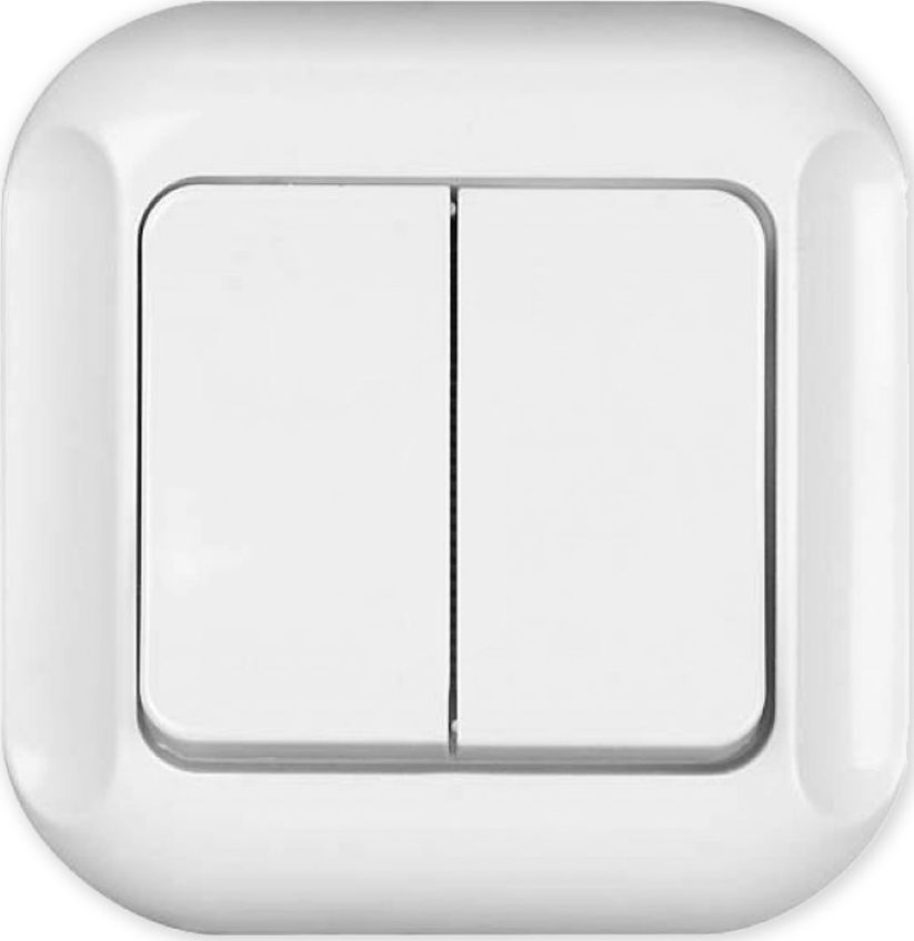 Timex TIMEX TOPAZ Łącznik podwójny podtynkowy biały WP-2Tb