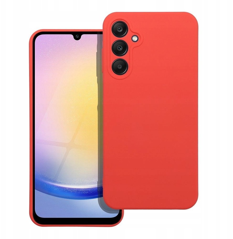 Futerał SILICONE do SAMSUNG A17 brzoskwiniowy