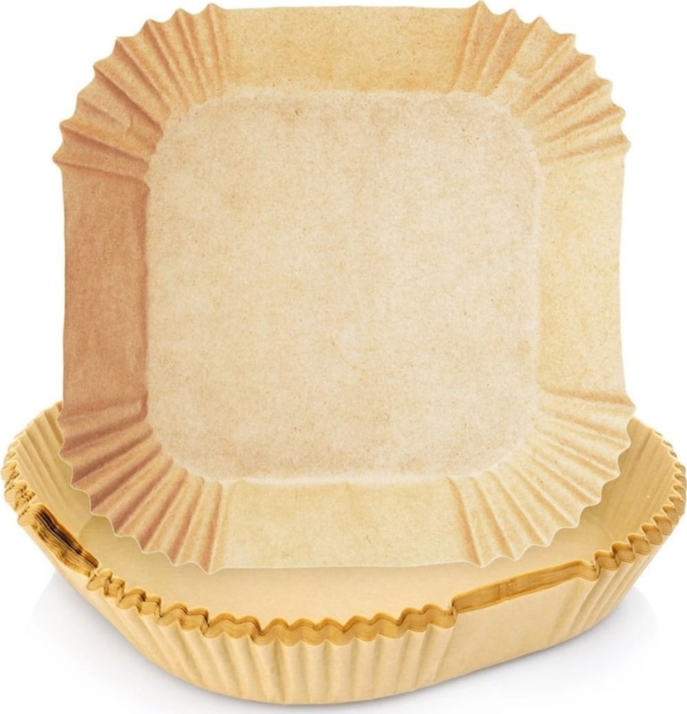 Heckermann WKŁAD PAPIEROWY DO FRYTOWNICY 21x21cm 100szt. KWADRATOWY 120071