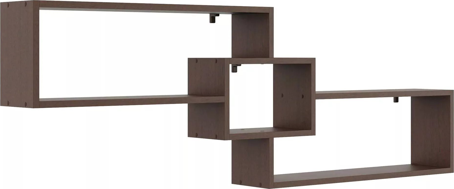 Elior Minimalistyczna półka wisząca wenge - Ramona