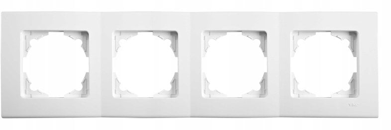 Panasonic LINNERA S Ramka czterokrotna błyszczący biały 91480004