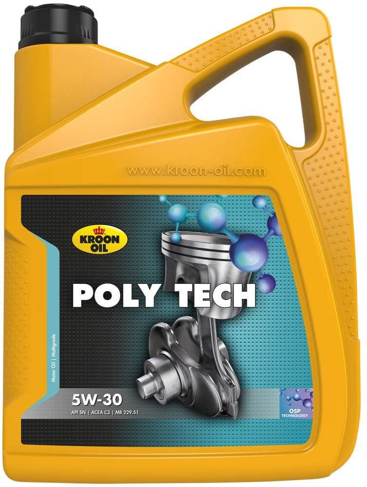 Kroon-Oil Poly Tech 5W-30 variklinė alyva, 5 L