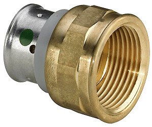 Kształtka przejćciowa 20 x 1/2 braz / blyszczacyŁącznik do rur