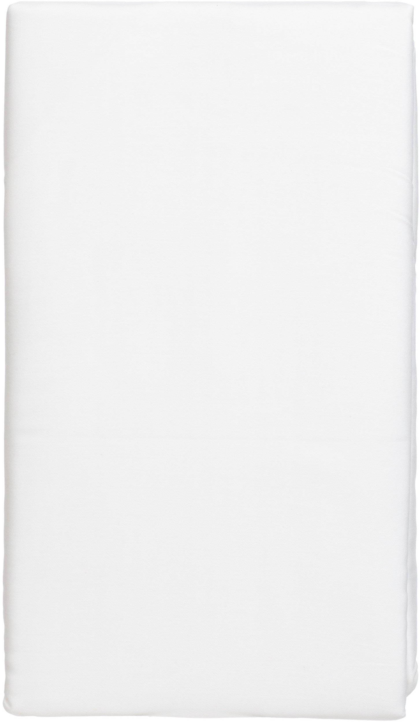 FITTED SHEET SATEEN 160X200+25 WHITE