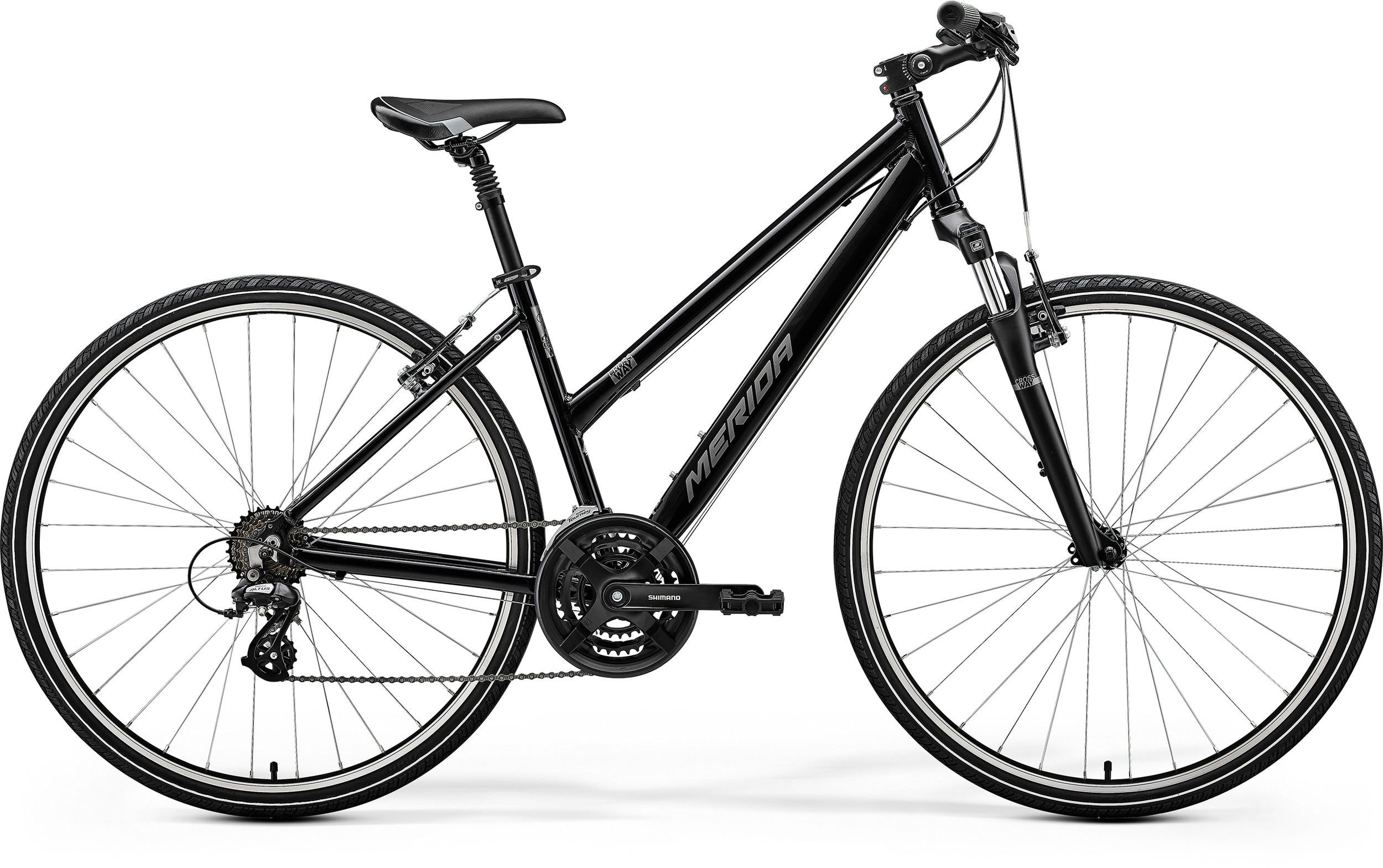 Merida CROSSWAY 10-V SE Lady 28" 25' Wybierz rozmiar ramy: M, Wybierz kolor: BLACK (SILVER)