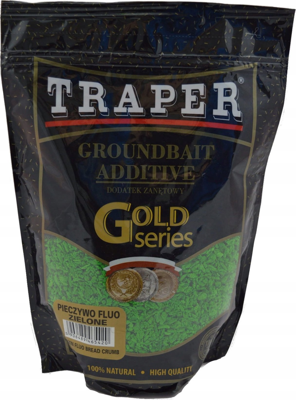 Traper DODATEK ZANĘTOWY TRAPER GOLD SERIES 400G PIECZYWO FLUO ZIELONE 01158 |1158