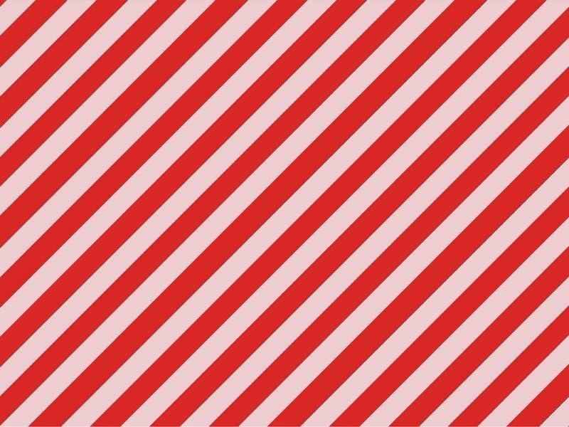 PartyDeco Papier ozdobny w paski do prezentów świąteczny