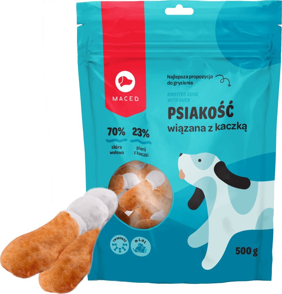 Maced MACED SM PsiaKość wiązana z kaczką 500g
