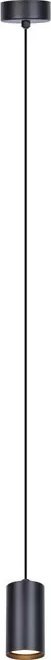 Lampa wisząca Lumes Czarna lampa wisząca tuba nad wyspę - S779-Lona