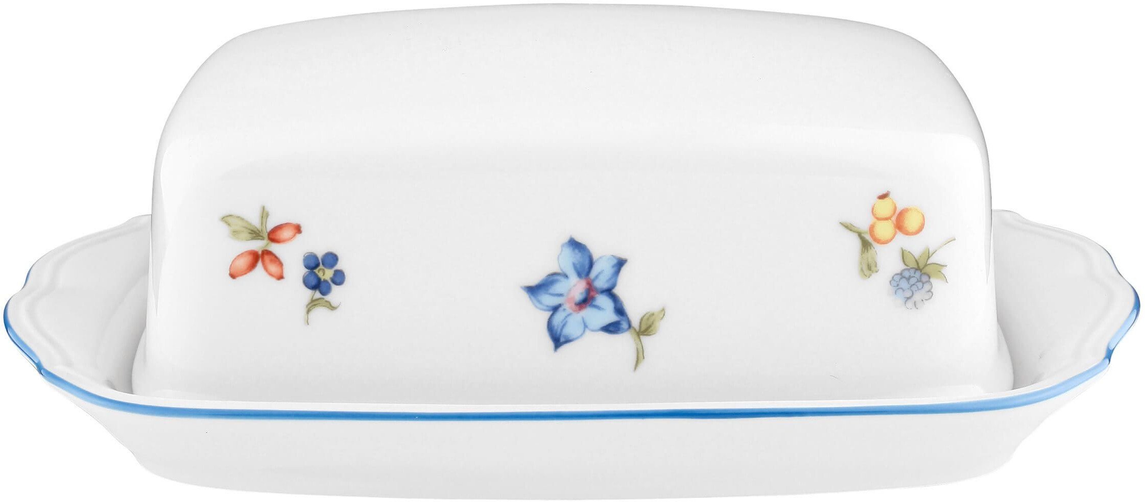 Maselniczka 250g Sonate Nostalgie porcelana kwiaty Seltmann Weiden